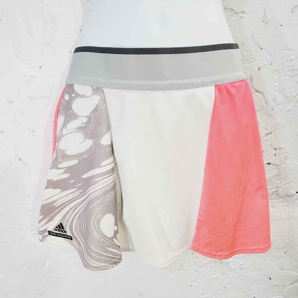 Adidas Stella McCartney Watermelon/White Barricade tennis/pickleball skort - Picture 6 of 13